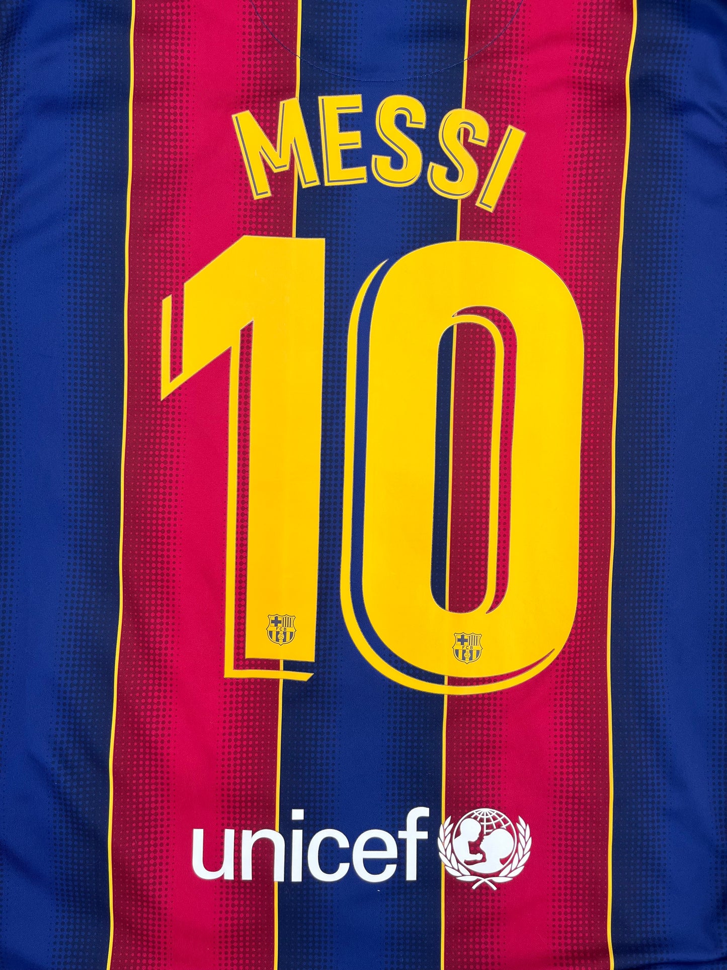 Barcelona - 2020/21 - Home Shirt - XL - Messi 10